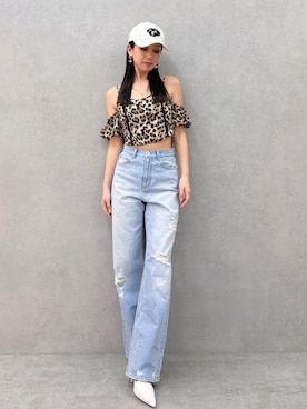 「GYDA（ジェイダ）のアイテム（帽子）」を使った、Misaさん（レディース・158cm）の秋コーディネート