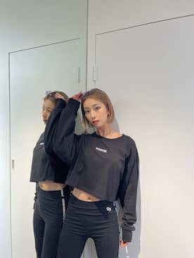 「GYDA（ジェイダ）のアイテム」を使った、Misaさん（レディース・158cm）の春コーディネート