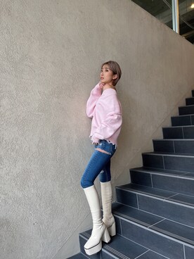 Misaさん（レディース・158cm）の冬コーディネート