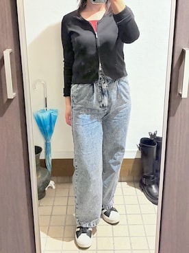 「アイテム（タンクトップ）」を使った、ぬとさん（レディース・160cm）の秋コーディネート