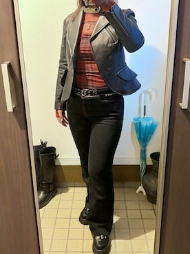「アイテム（ドレスシューズ）」を使った、ぬとさん（レディース・160cm）の秋コーディネート