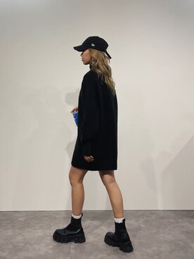 「厚底」｜「アイテム（その他シューズ）」を使った、Rionaさん（レディース・159cm）の秋コーディネート