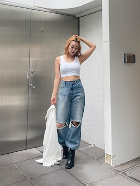 Rionaさん(レディース・159cm)の夏コーディネート