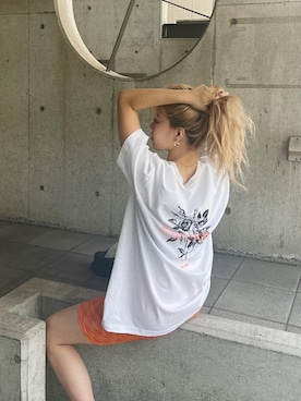 Rionaさん（レディース・159cm）の夏コーディネート