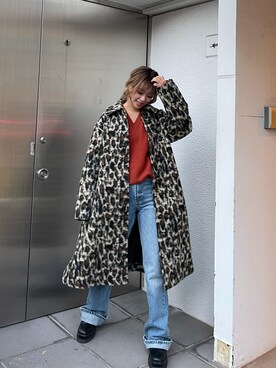 Rionaさん（レディース・159cm）の冬コーディネート