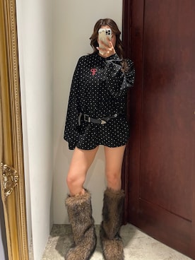 Rionaさん（レディース・159cm）の秋コーディネート