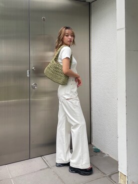 Rionaさん（レディース・159cm）の春コーディネート