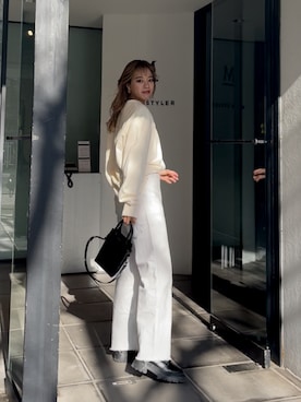 Rionaさん（レディース・159cm）の冬コーディネート