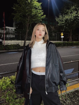 Rionaさん（レディース・159cm）の秋コーディネート