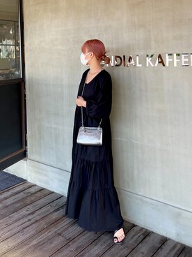 「ごきげんウィーク」｜「アイテム（ワンピース/ドレス）」を使った、Rionaさん（レディース・159cm）の春コーディネート