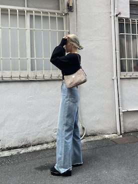 Rionaさん（レディース・159cm）の秋コーディネート