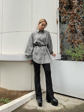 Rionaさん（レディース・159cm）の秋コーディネート