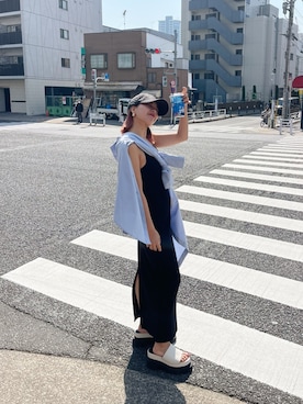 Rionaさん（レディース・159cm）の春コーディネート