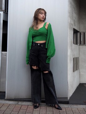 Rionaさん(レディース・159cm)の冬コーディネート