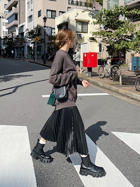 Rionaさん（レディース・159cm）の秋コーディネート