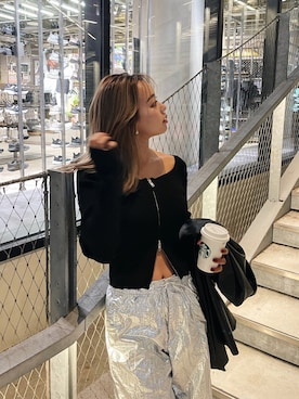 Rionaさん（レディース・159cm）の秋コーディネート