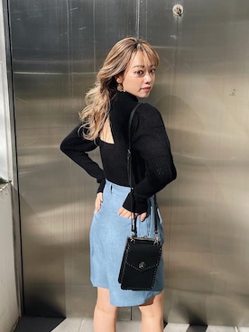 Rionaさん（レディース・159cm）の冬コーディネート