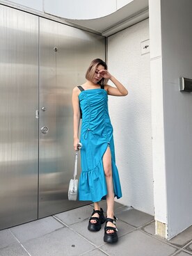 Rionaさん（レディース・159cm）の冬コーディネート