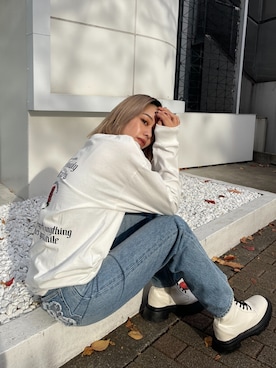 Rionaさん（レディース・159cm）の冬コーディネート