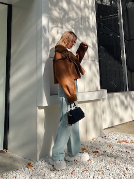 Rionaさん（レディース・159cm）の秋コーディネート