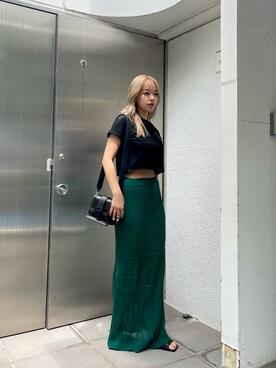 Rionaさん（レディース・159cm）の夏コーディネート