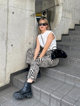 Rionaさん（レディース・159cm）の春コーディネート