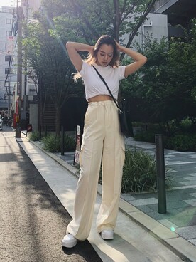 Rionaさん（レディース・159cm）の夏コーディネート