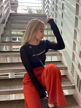 Rionaさん（レディース・159cm）の秋コーディネート