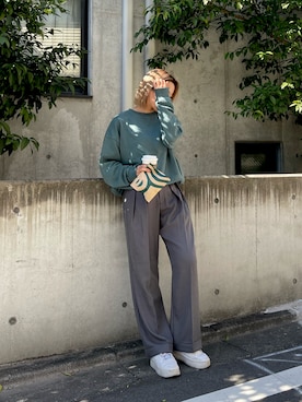 Rionaさん（レディース・159cm）の秋コーディネート