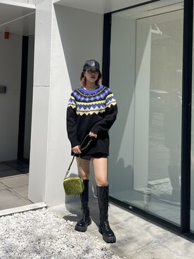 Rionaさん（レディース・159cm）の秋コーディネート