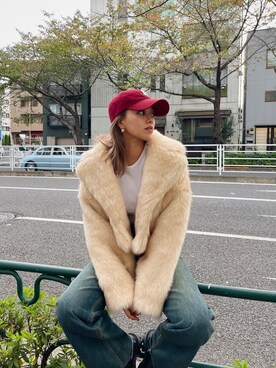 「海外系ファッション」｜「アイテム（ブルゾン）」を使った、Rionaさん（レディース・159cm）の秋コーディネート