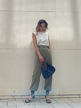 Rionaさん（レディース・159cm）の春コーディネート