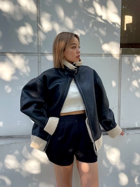 Rionaさん（レディース・159cm）の冬コーディネート