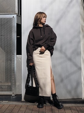 Rionaさん（レディース・159cm）の春コーディネート