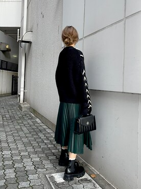 Rionaさん（レディース・159cm）の秋コーディネート