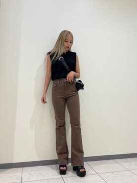 Rionaさん（レディース・159cm）の夏コーディネート