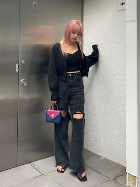 Rionaさん（レディース・159cm）の夏コーディネート