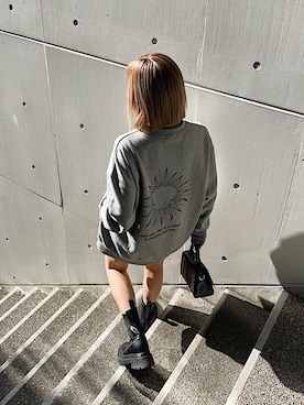 Rionaさん（レディース・159cm）の秋コーディネート