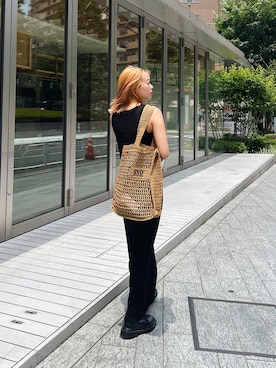 Rionaさん（レディース・159cm）の夏コーディネート