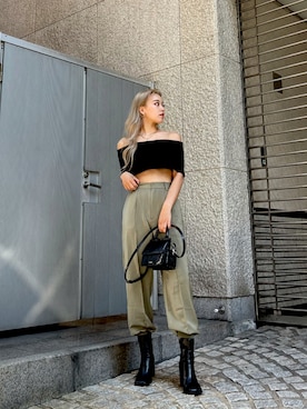 Rionaさん（レディース・159cm）の秋コーディネート