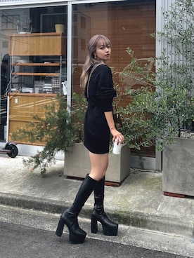 Rionaさん（レディース・159cm）の秋コーディネート