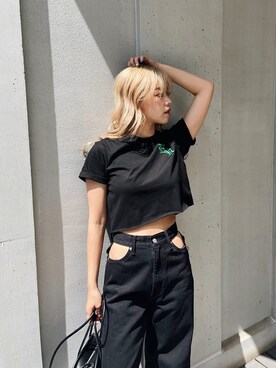 Rionaさん（レディース・159cm）の夏コーディネート