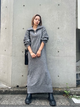 Rionaさん(レディース・159cm)の秋コーディネート