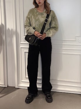 Rionaさん（レディース・159cm）の冬コーディネート