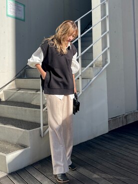 Rionaさん(レディース・159cm)の冬コーディネート