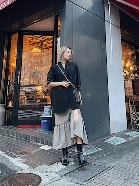 Rionaさん（レディース・159cm）の春コーディネート