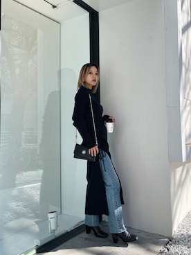 Rionaさん（レディース・159cm）の冬コーディネート