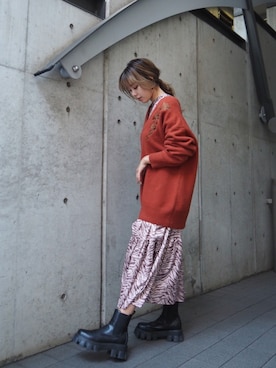 Rionaさん（レディース・159cm）の冬コーディネート