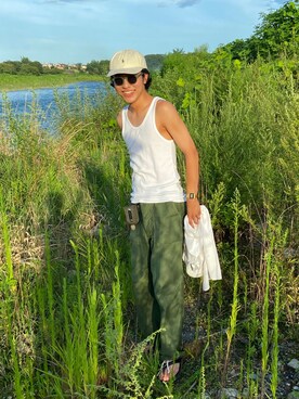 ittoさん（メンズ・180cm）の夏コーディネート