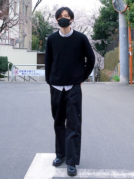 「SHIPS（シップス）のアイテム」を使った、alexander.liliumさん（メンズ・187cm）の春コーディネート